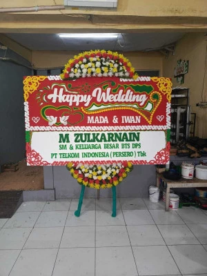 Papan Bunga di Ciganjur