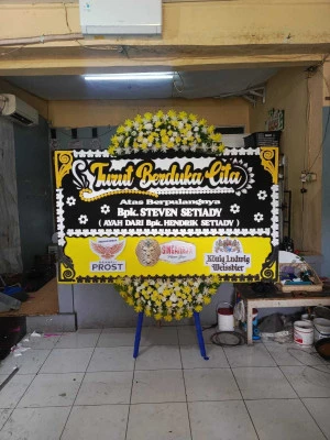 Papan Bunga di Ciganjur