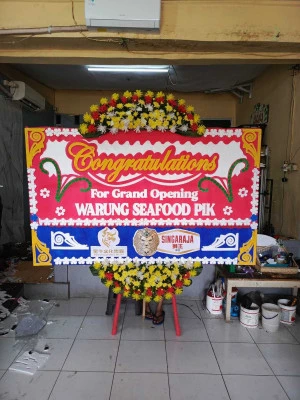 Papan Bunga di Ciganjur
